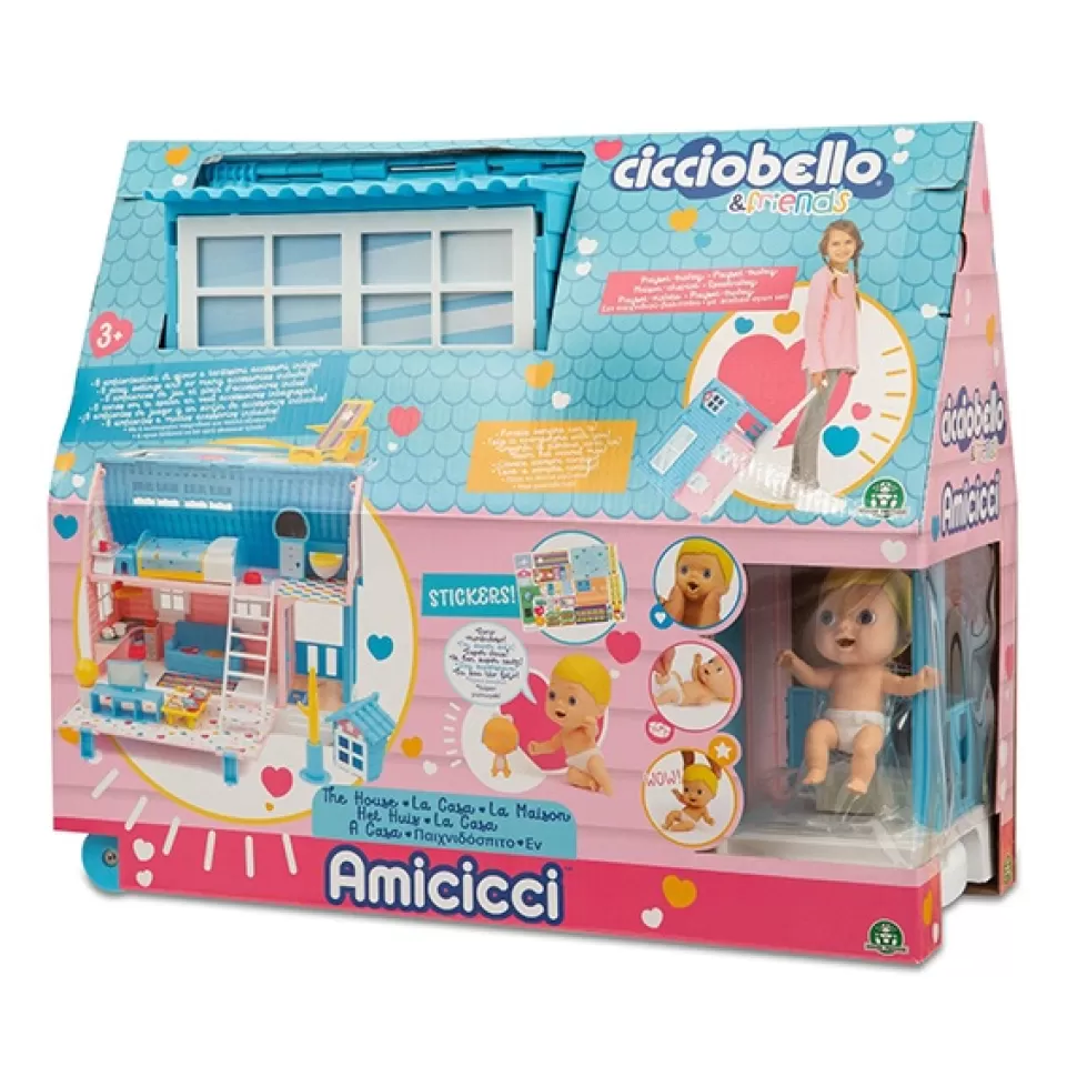 Hot Brinquedos Cicciobello Amicicci Playset Casa