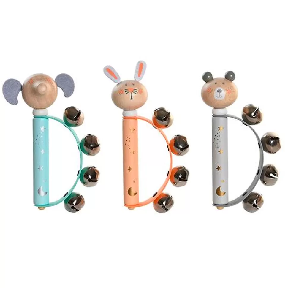 Brinquedos Item Animal De Madeira Com Chocalhos< Brinquedos De Madeira