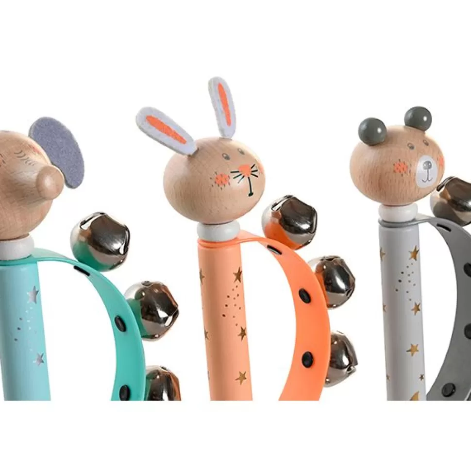 Brinquedos Item Animal De Madeira Com Chocalhos< Brinquedos De Madeira