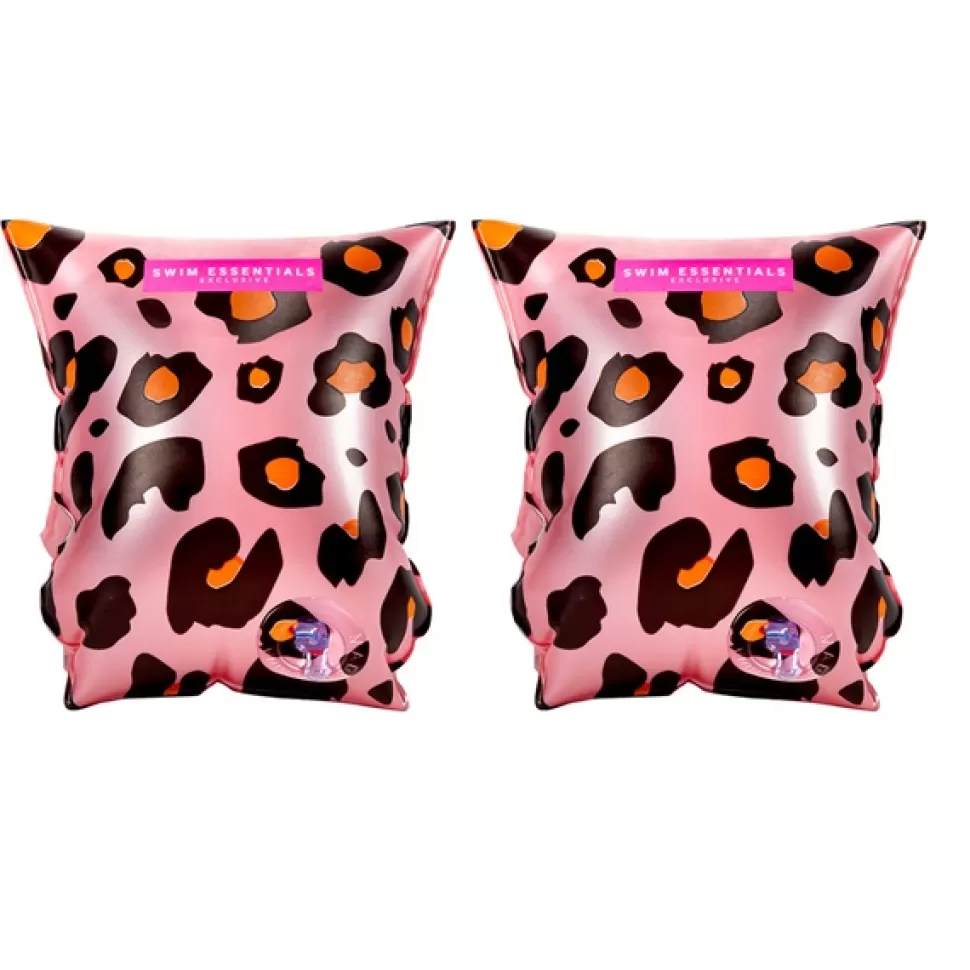 Brinquedos Swim Essentials Aquecedores De Braco Leopard Rose Gold 0-2 Anos< Brinquedos Piscina