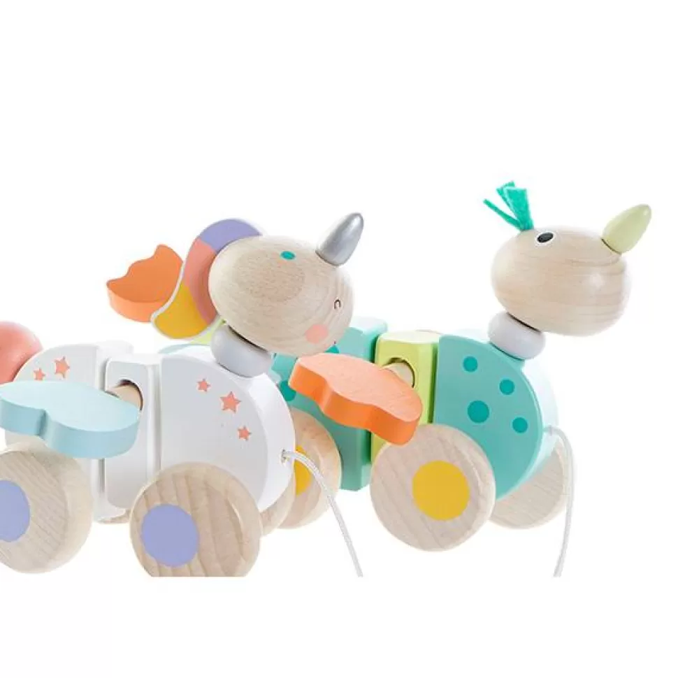 Brinquedos Item Arrastar Animais Madeira< Brinquedos De Madeira