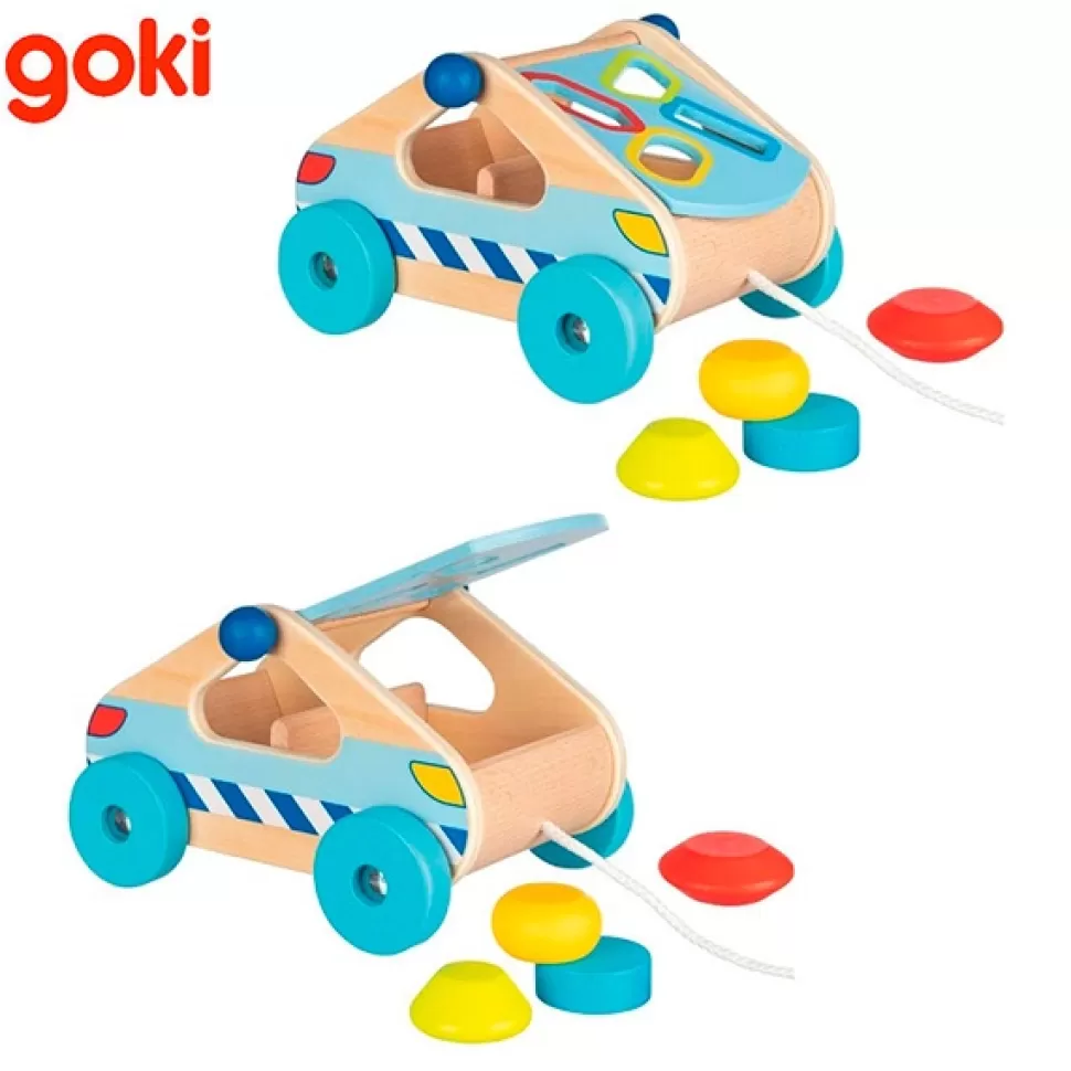 Outlet Brinquedos Goki Arraste A Madeira Do Carro
