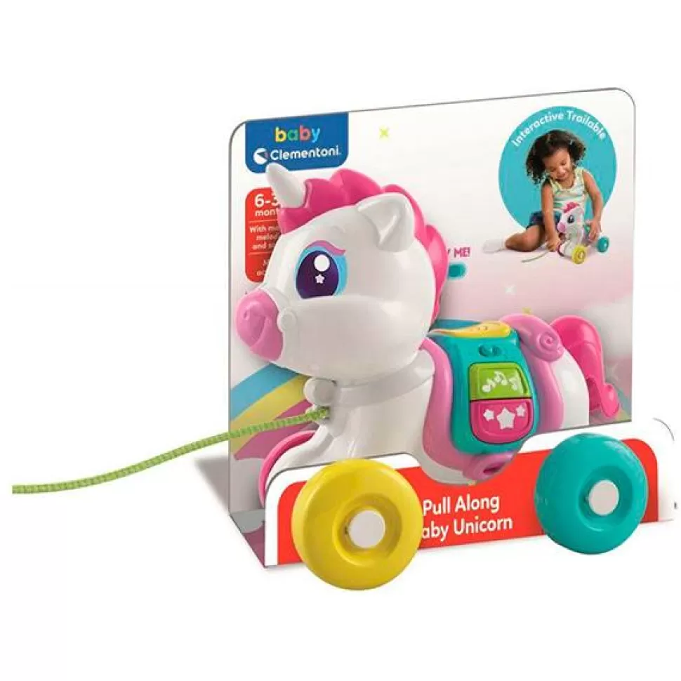 Brinquedos Clementoni Arraste Bebé Unicórnio< Brinquedos Unicórnios