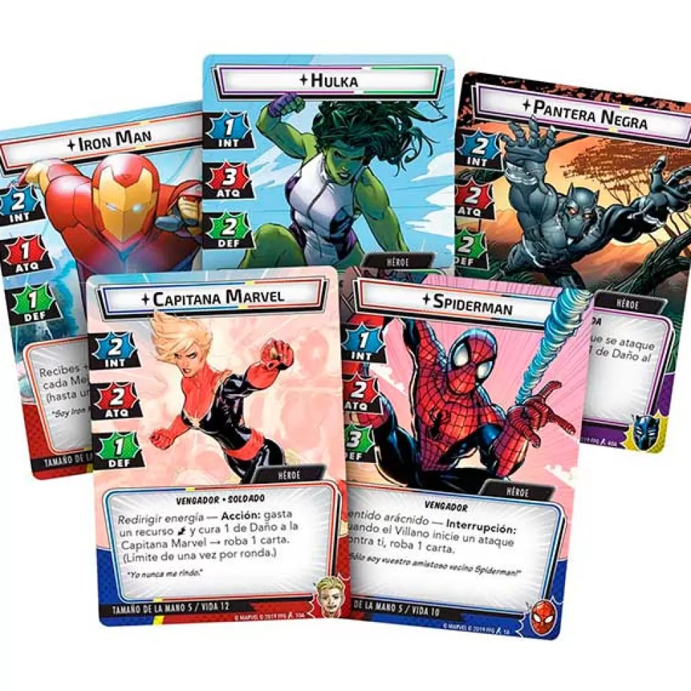 Flash Sale Brinquedos Os Vingadores Asmodee Jogo De Tabuleiro De Cartas Marvel Champions