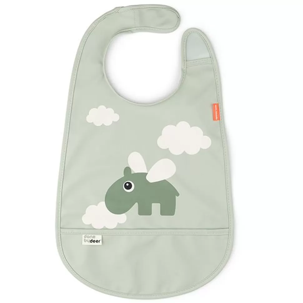 Brinquedos Done By Deer Babete Com Velcro Happy Clouds Verde< Brinquedos De Cozinha