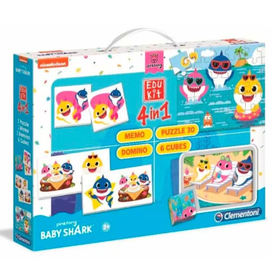 Cheap Brinquedos Baby Shark Baby Shark Edukit 4 Em 1