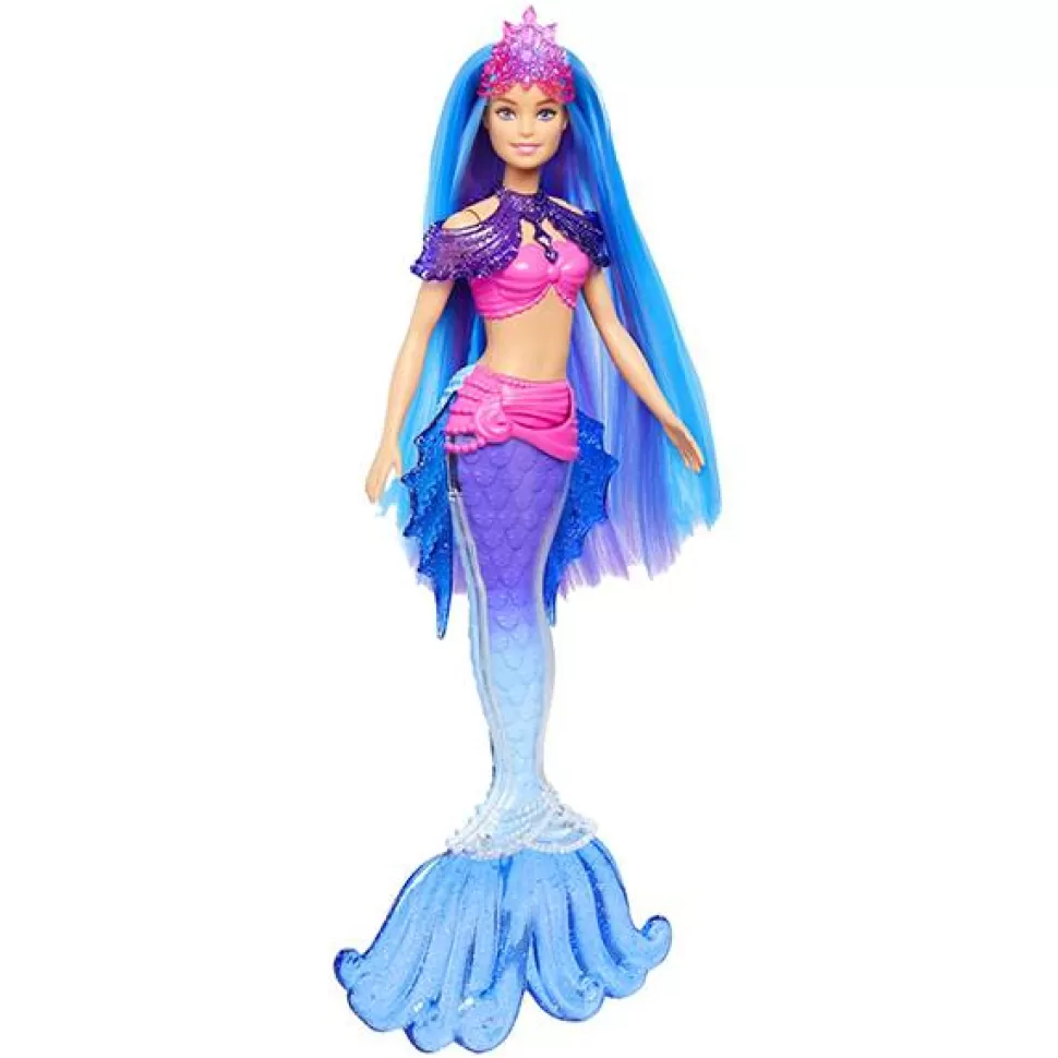Brinquedos Barbie Barbie Boneca Sereia Power Malibu< Bonecas Para Pentear