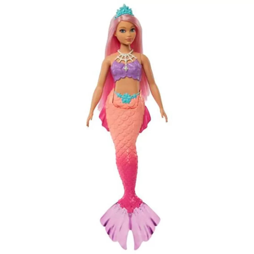 Brinquedos Barbie Barbie Dream Boneca Sereia Salmao Rabo< Bonecas Para Pentear