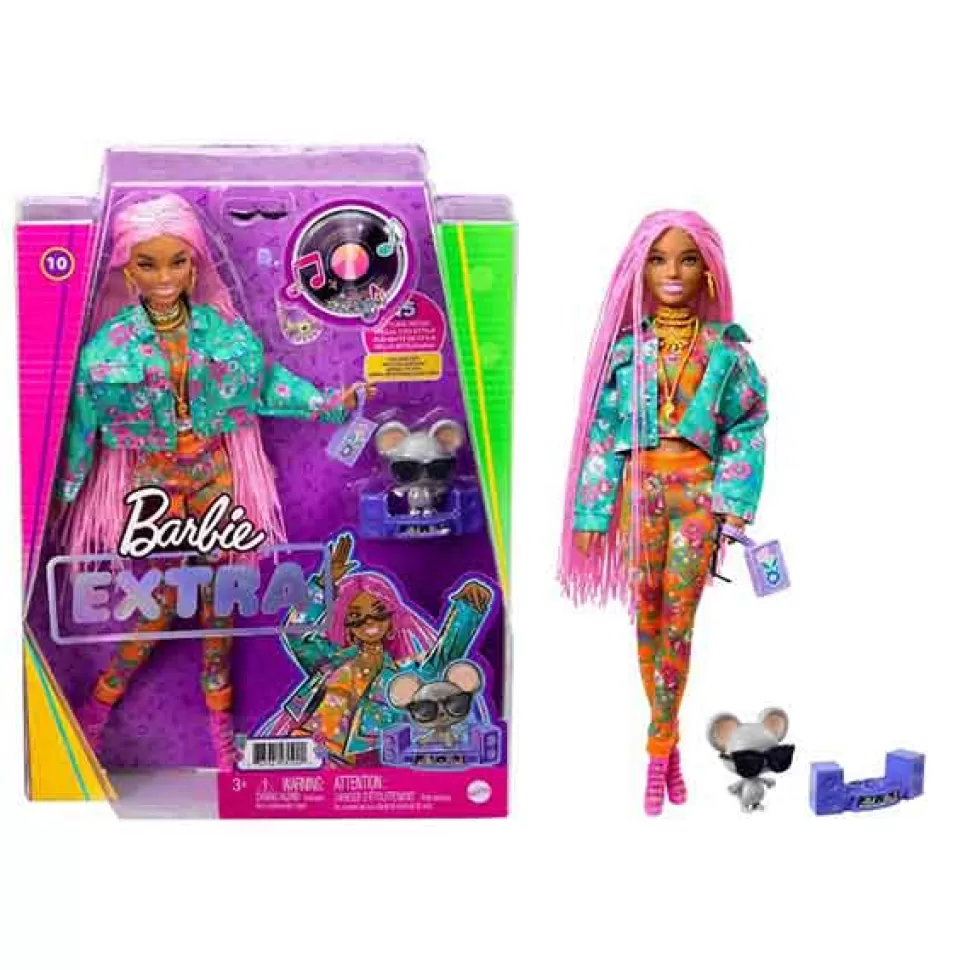 Sale Brinquedos Barbie Barbie Extra Boneca Pink Braids