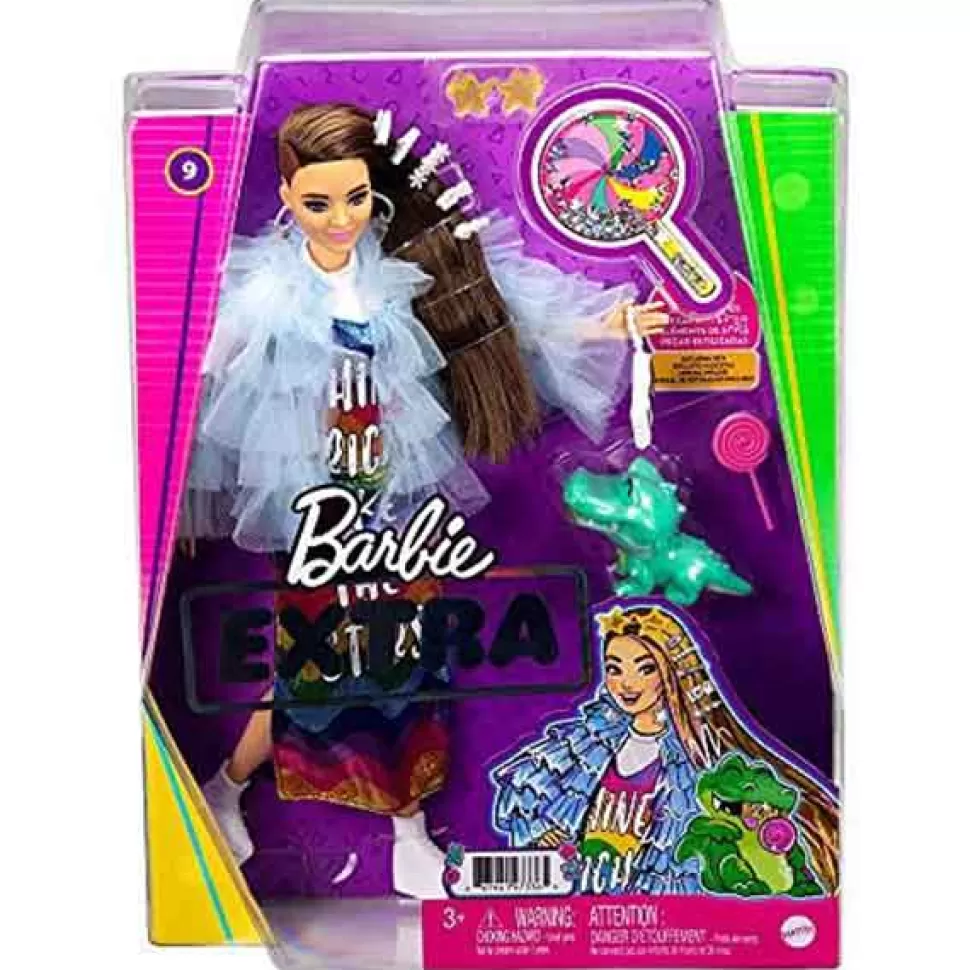 Brinquedos Barbie Barbie Extra Boneca Vestido Arco-Iris< Bonecas Colecionáveis