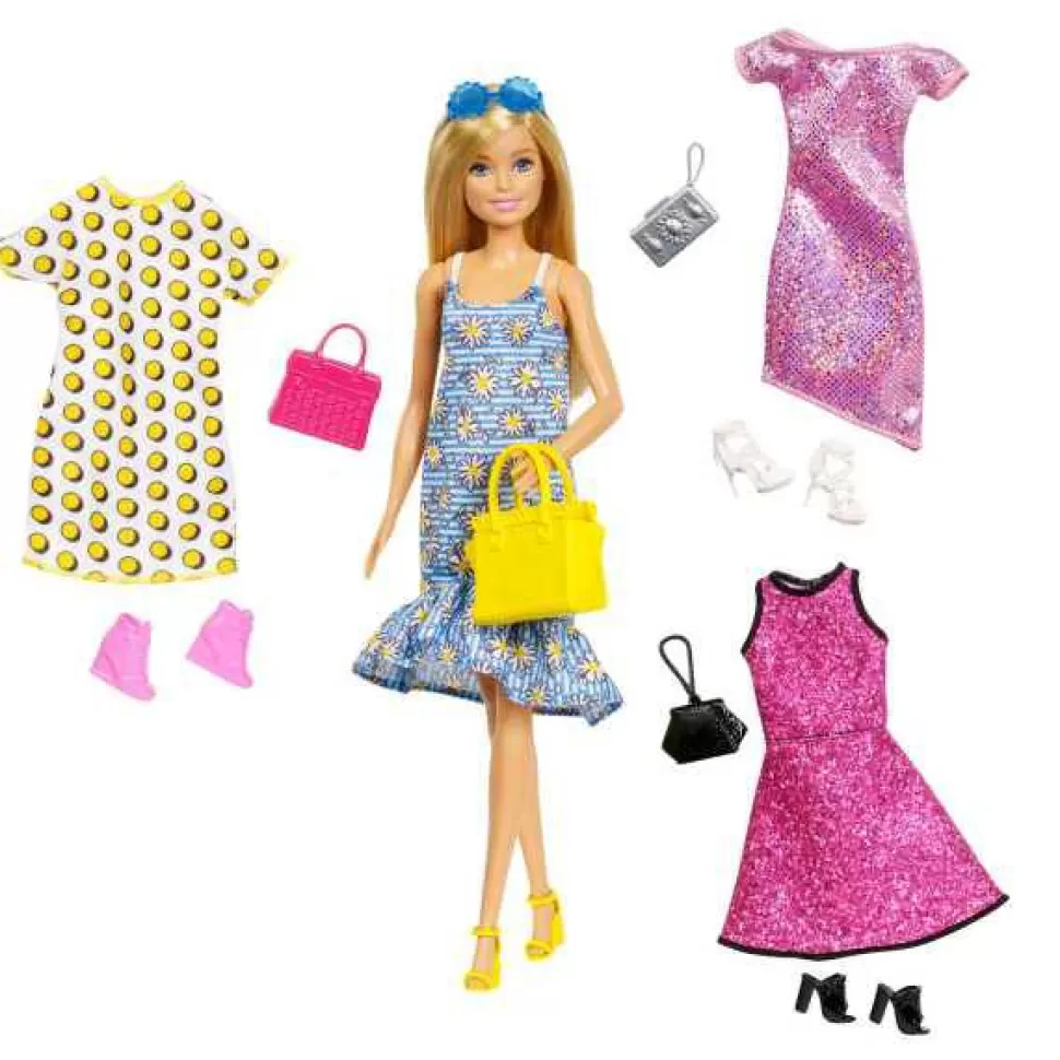 Cheap Brinquedos Barbie Barbie Fashionista Com 4 Modas