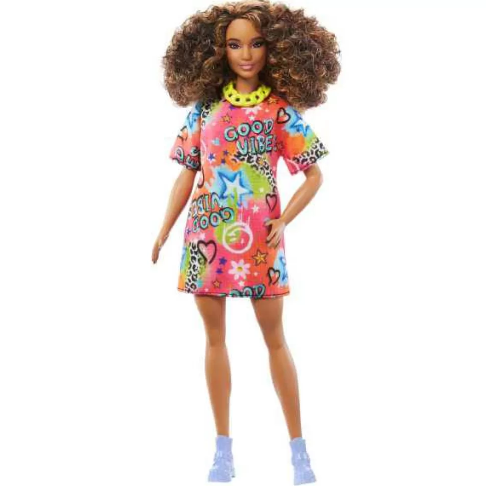 Hot Brinquedos Barbie Barbie Fashionista Com Cabelo Cacheado