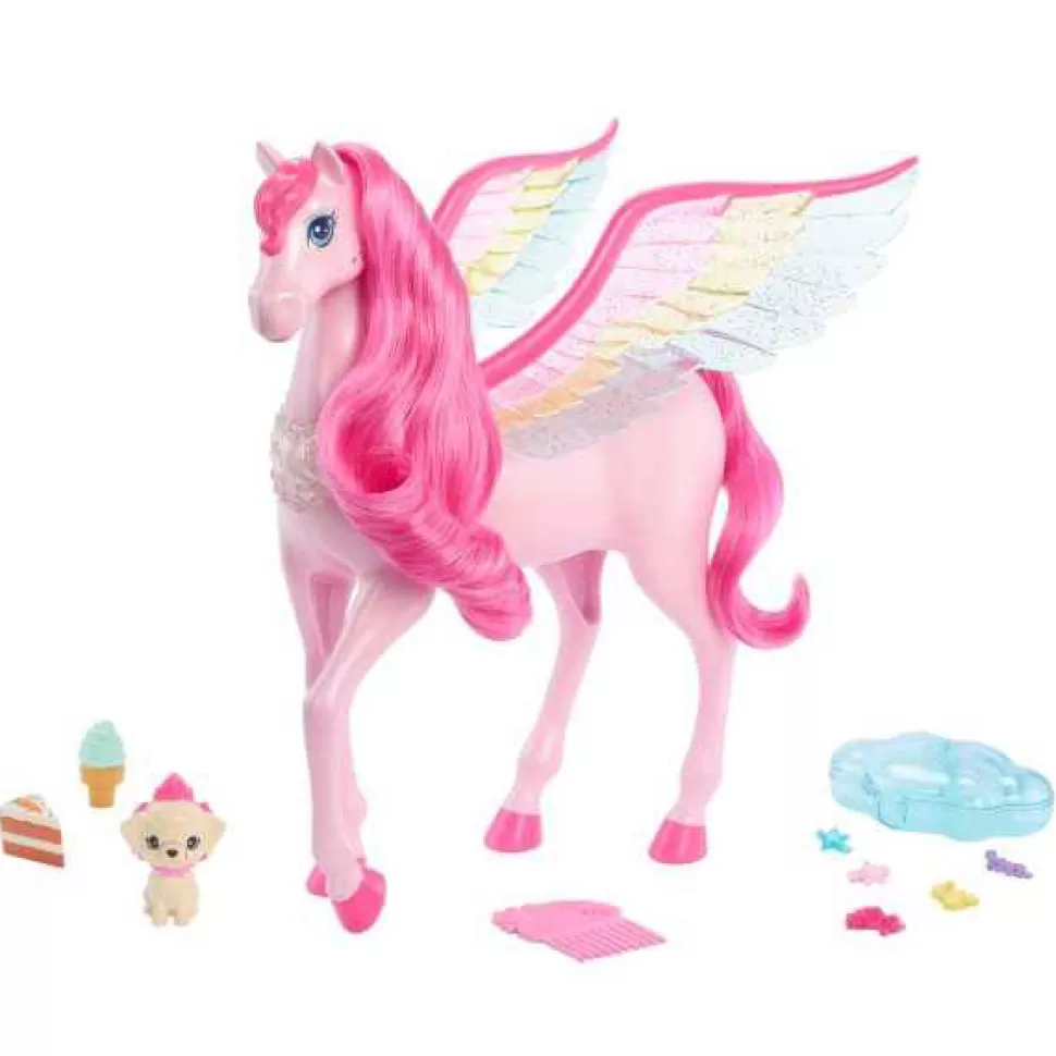 Brinquedos Barbie Barbie Um Toque De Magia Pegaso< Brinquedos De Cavalos