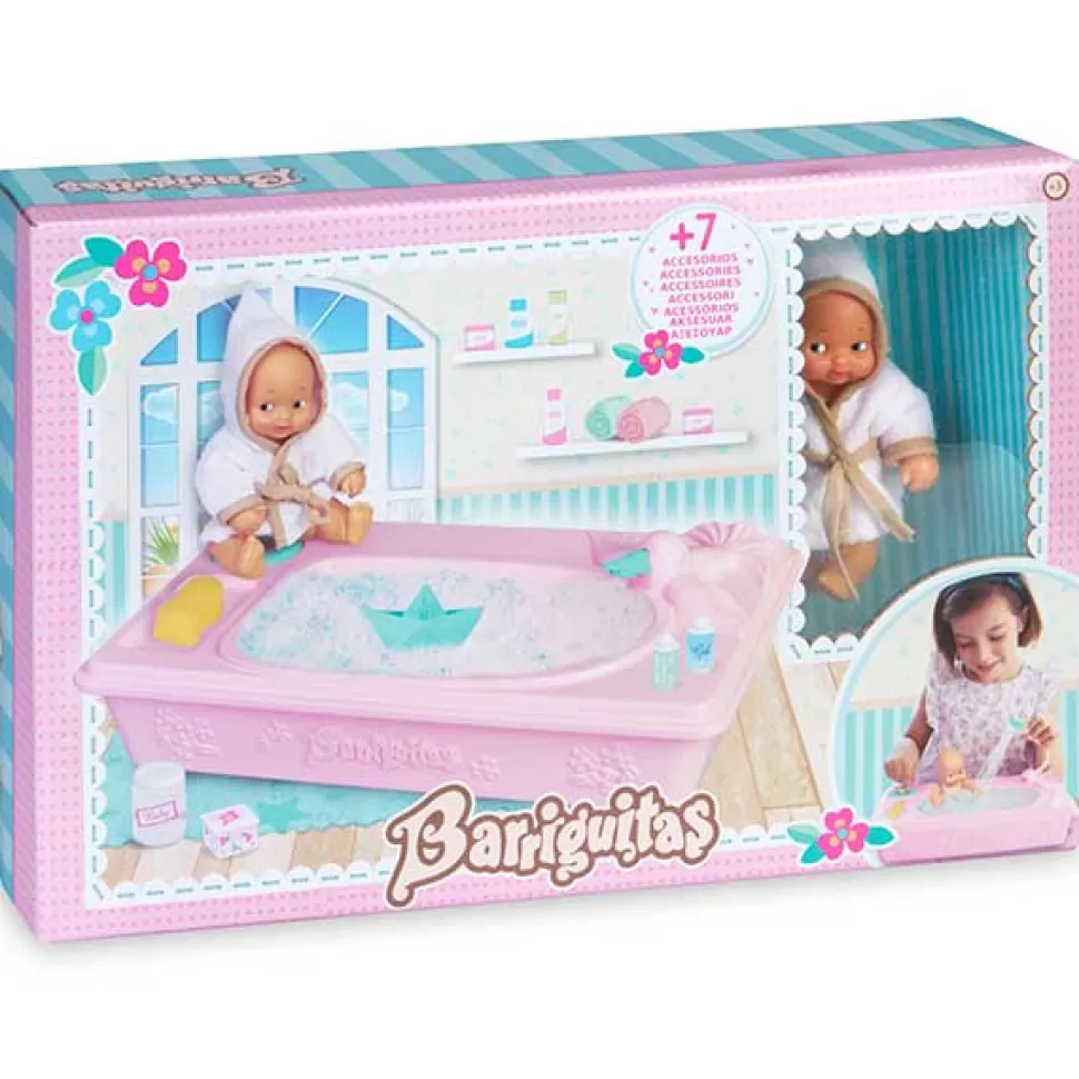 Brinquedos Barriguitas Barriguitas Banheira Com Boneca Bebé< Bonecas Mini