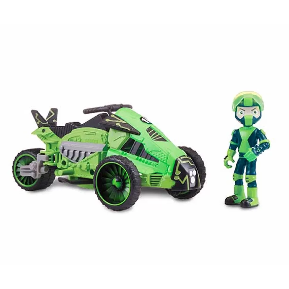 Brinquedos Ben 10 Ben 10 Veiculo Omnitrix E Figura Exclusiva< Brinquedos Super-Heróis