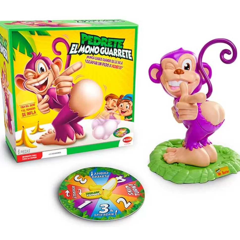 Online Brinquedos Bizak Bizak Jogo De Tabuleiro Pedrete El Mono Guarrete