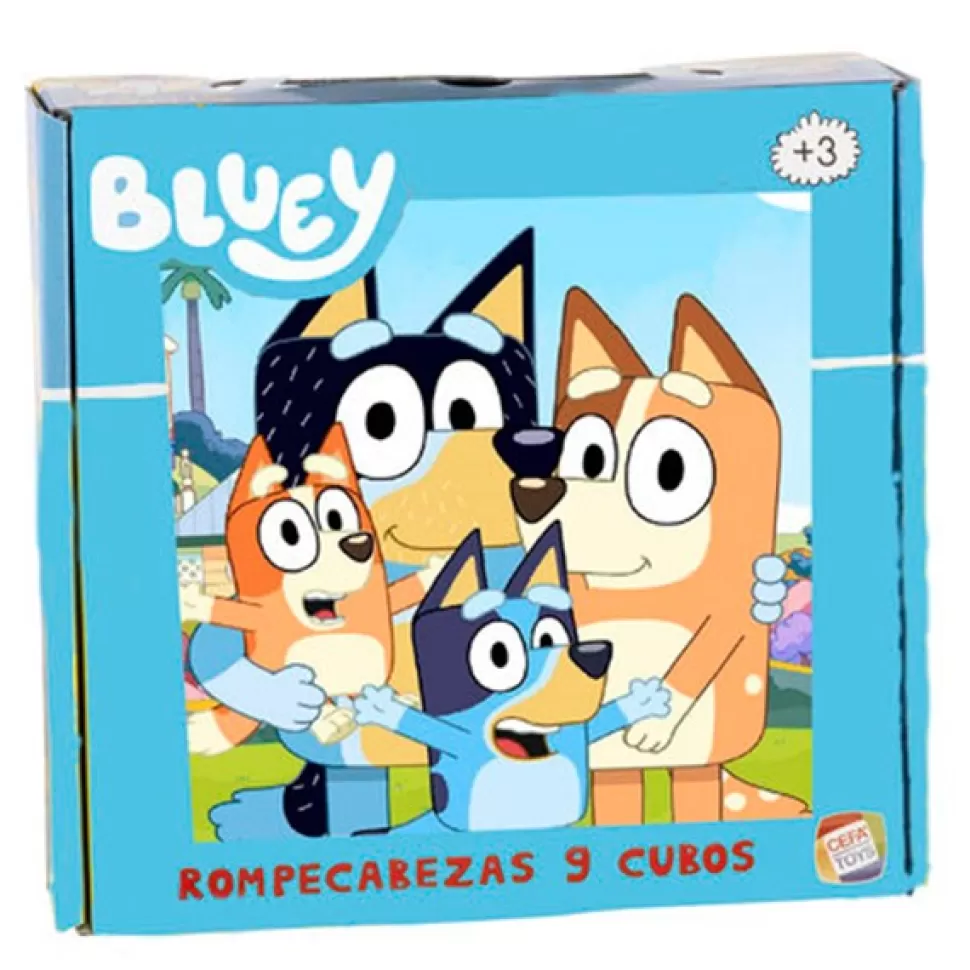 Store Brinquedos Bluey Bluey Quebra-Cabeca 9 Cubos