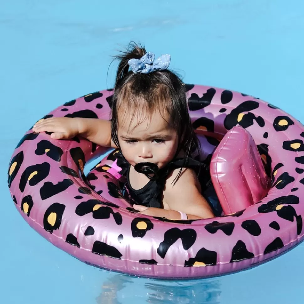 Brinquedos Swim Essentials Boia Leopard Rose Gold 69Cm< Brinquedos Piscina