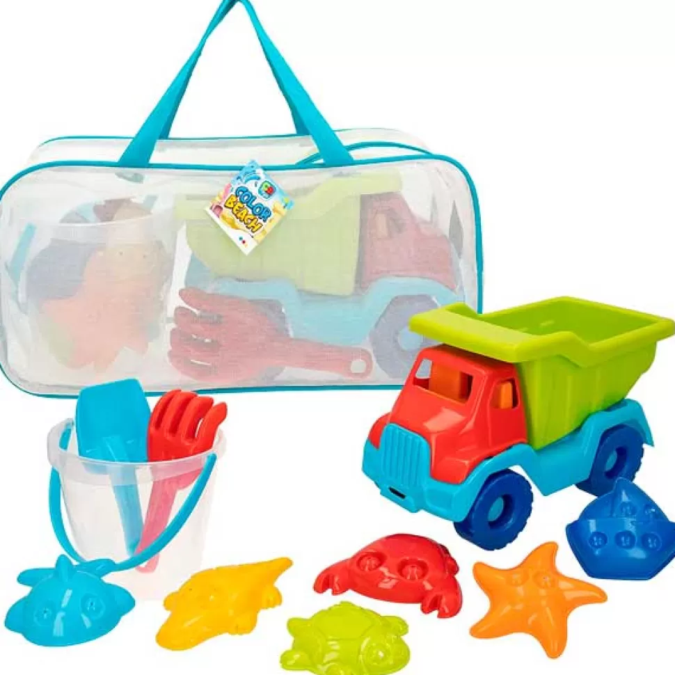 Brinquedos Color Baby Bolsa Caminhao Com Acessorios Praia< Brinquedos Praia