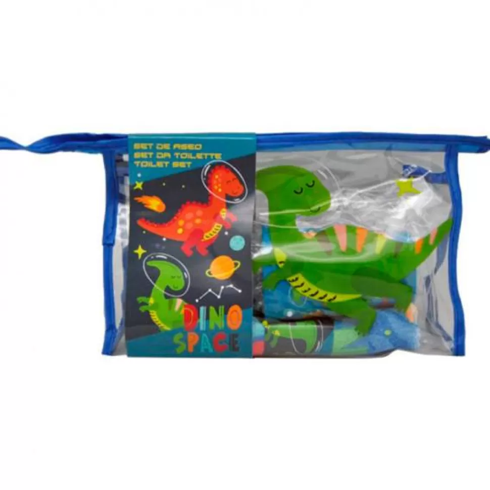 Brinquedos Kids Euroswan Bolsa De Higiene Para Viagem Espacial Dino< Brinquedos De Dinossauros