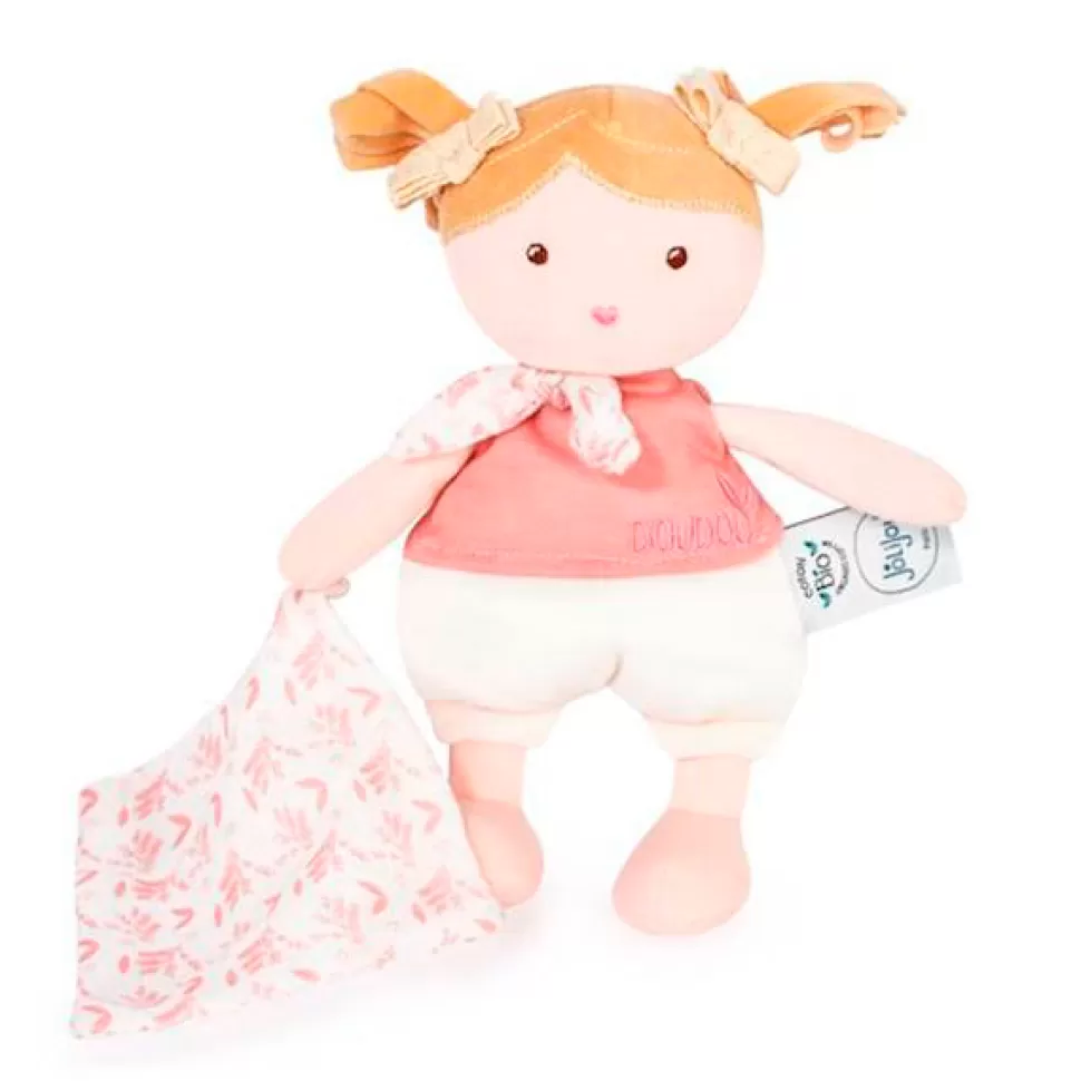Brinquedos Doudou Et Compagnie Boneca Camiseta Jolijou Rosa Em Caixa Redonda 22Cm< Bonecas De Pano