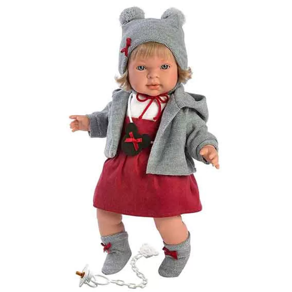 Brinquedos Llorens Boneca Carla Llorona Com Saco< Bonecas Choronas