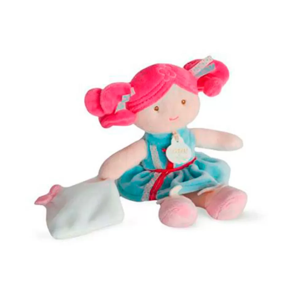 Brinquedos Doudou Et Compagnie Boneca Chloe Cabelo Rosa 21Cm< Bonecas De Pano