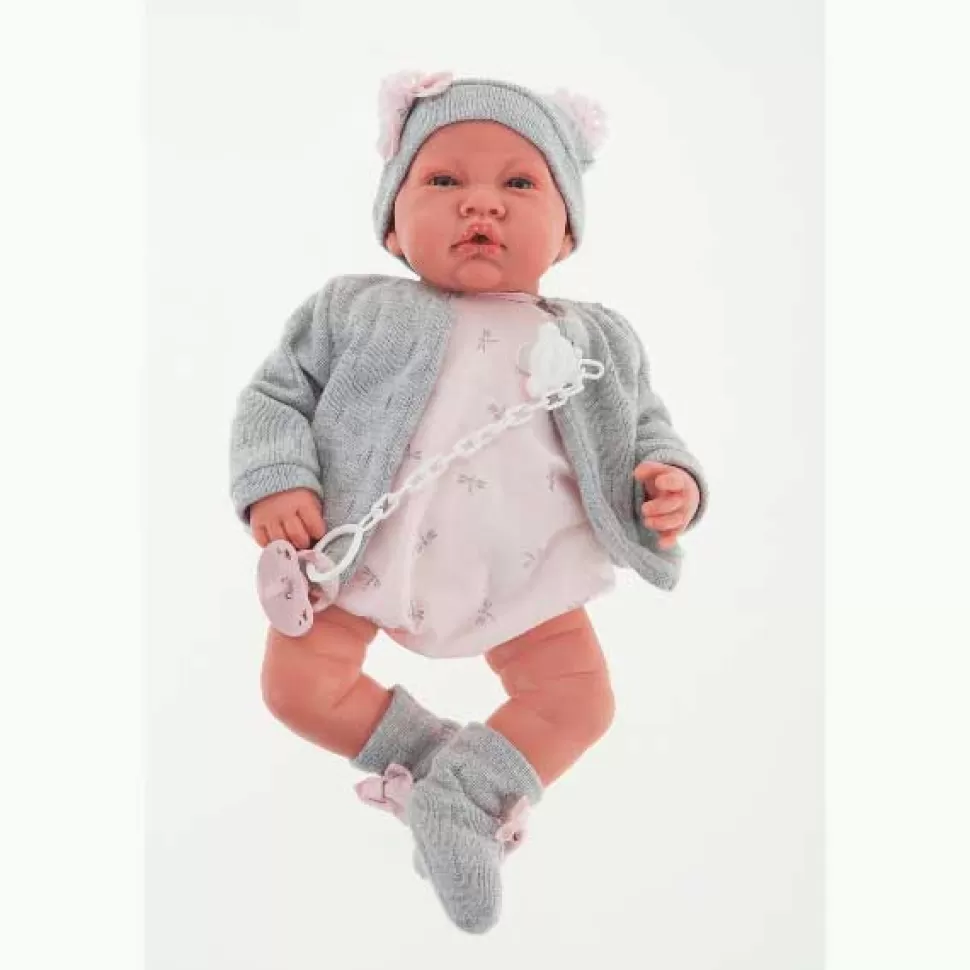 Brinquedos Antonio Juan Boneca Cinza 40Cm< Bonecas Bebé