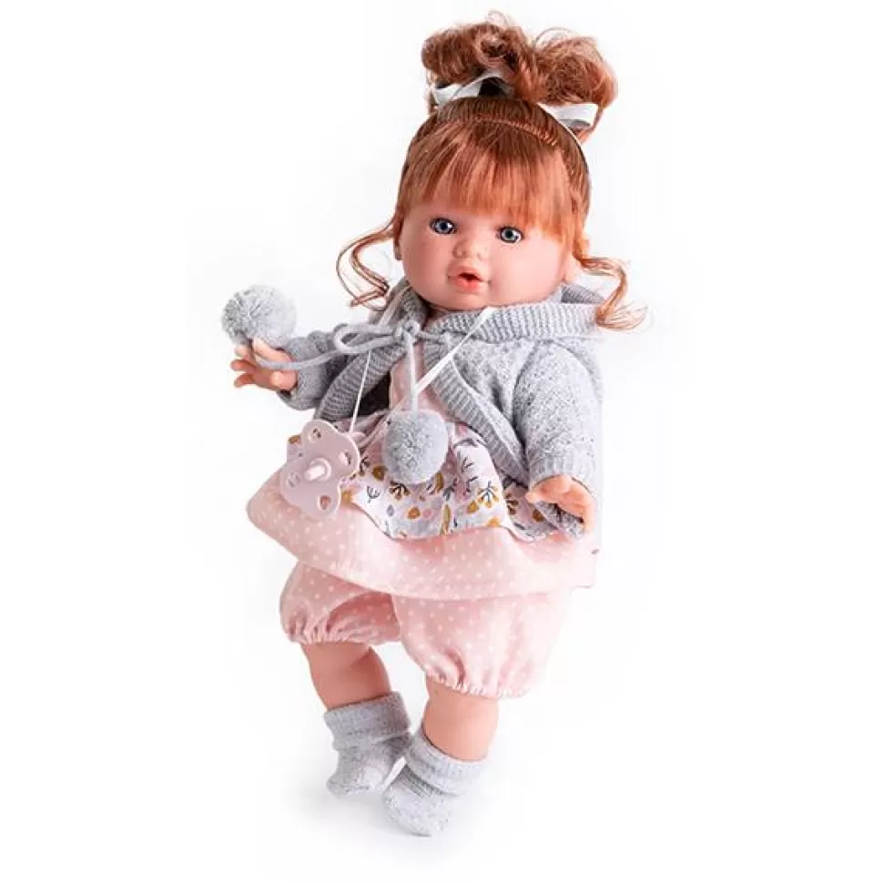 Brinquedos Antonio Juan Boneca Dato Lagrimitas Com Vestido E Jaqueta 30Cm< Bonecas Choronas