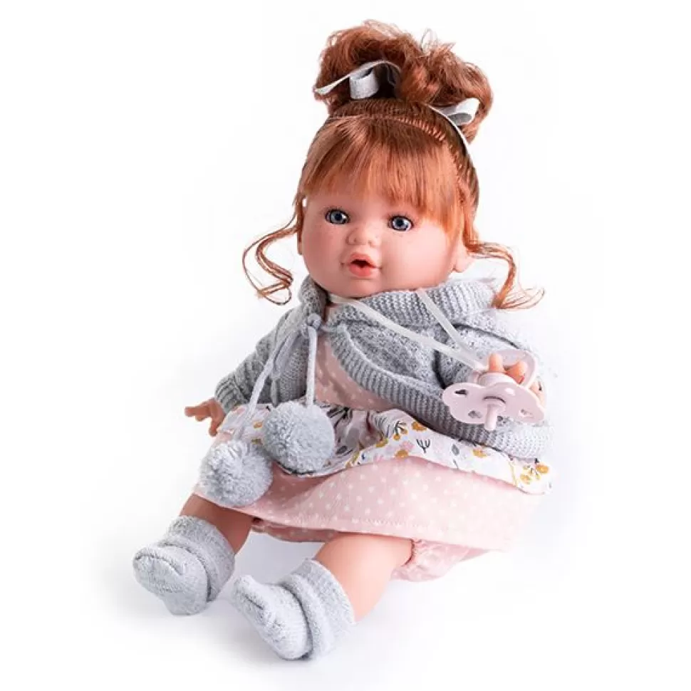Brinquedos Antonio Juan Boneca Dato Lagrimitas Com Vestido E Jaqueta 30Cm< Bonecas Choronas