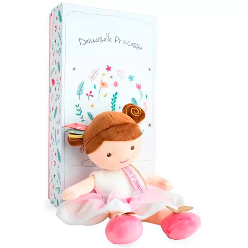 Brinquedos Doudou Et Compagnie Boneca Demoiselle Ombelline Cabelo Castanho 30Cm< Bonecas De Pano