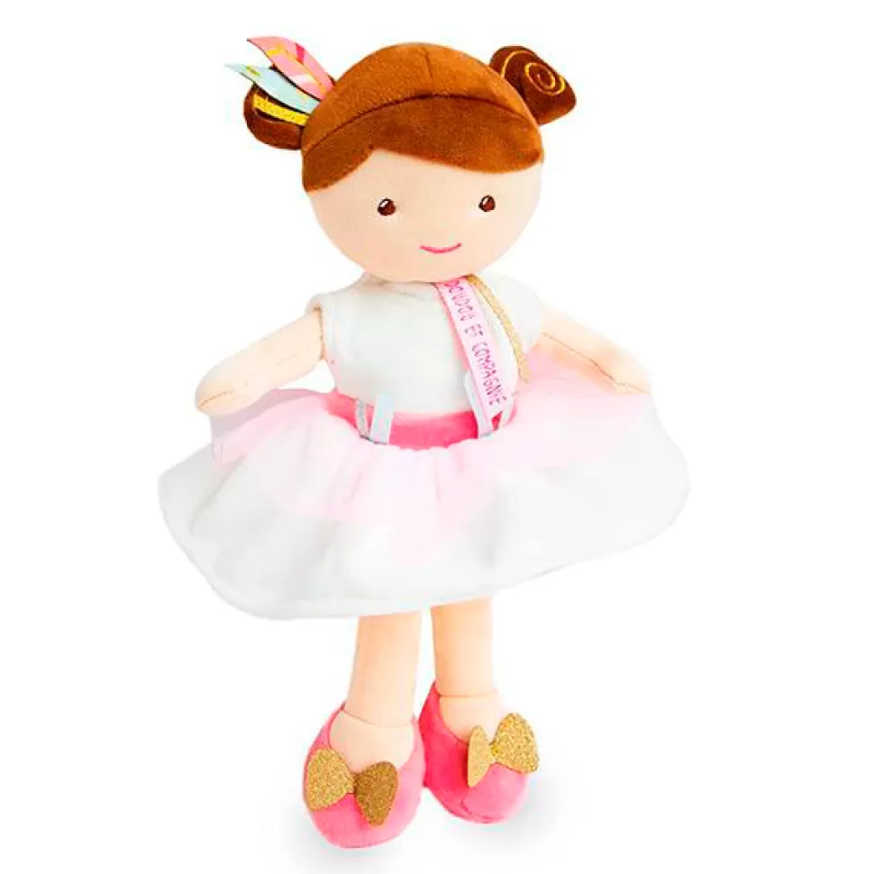 Brinquedos Doudou Et Compagnie Boneca Demoiselle Ombelline Cabelo Castanho 30Cm< Bonecas De Pano
