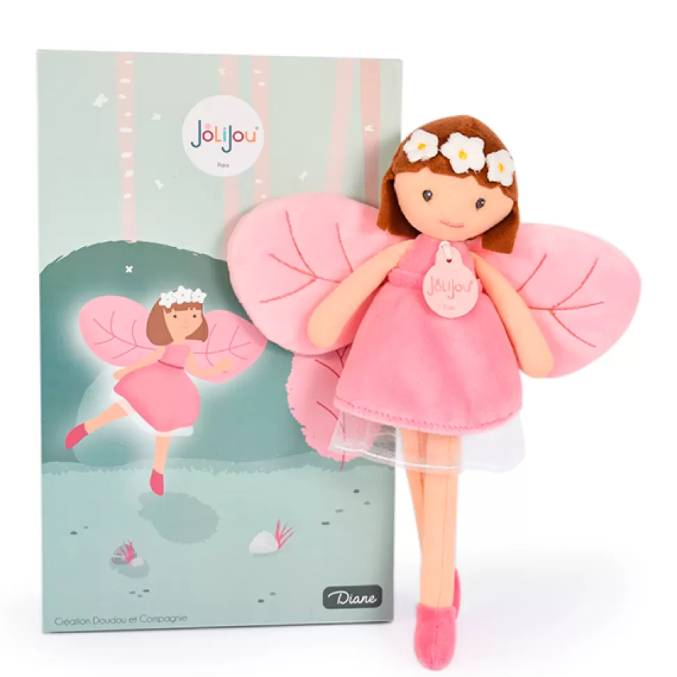 Brinquedos Doudou Et Compagnie Boneca Jolijou Diane Fada Rosa 25Cm< Bonecas De Pano