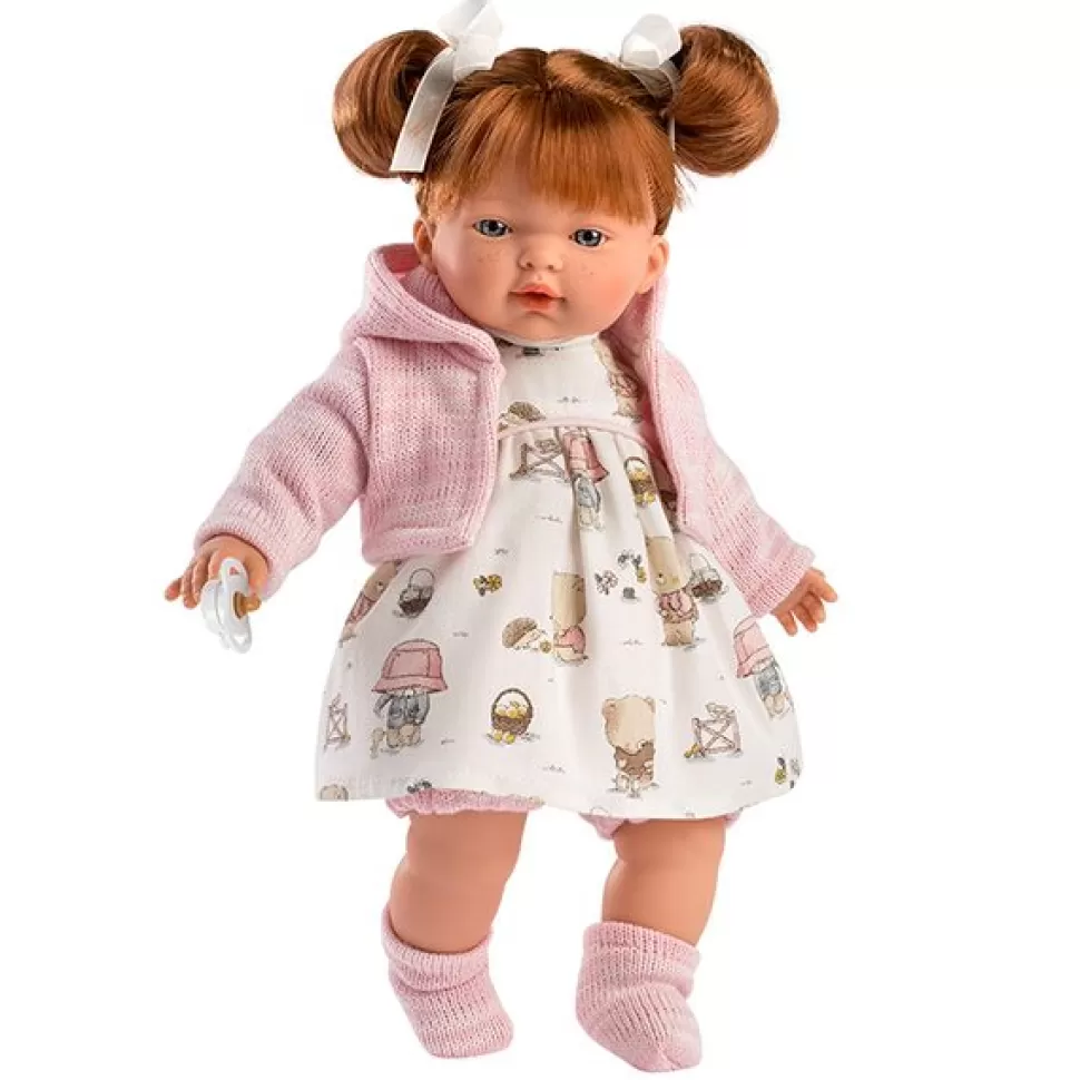 Brinquedos Llorens Boneca Lea Llorona Cola 33 Cm Na Bolsa< Bonecas Bebé