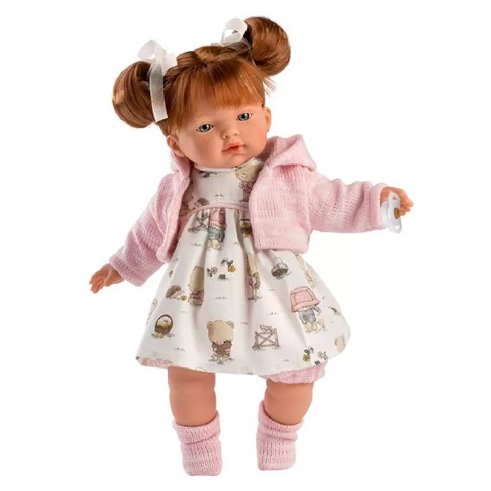 Brinquedos Llorens Boneca Lea Llorona Cola 33 Cm Na Bolsa< Bonecas Bebé