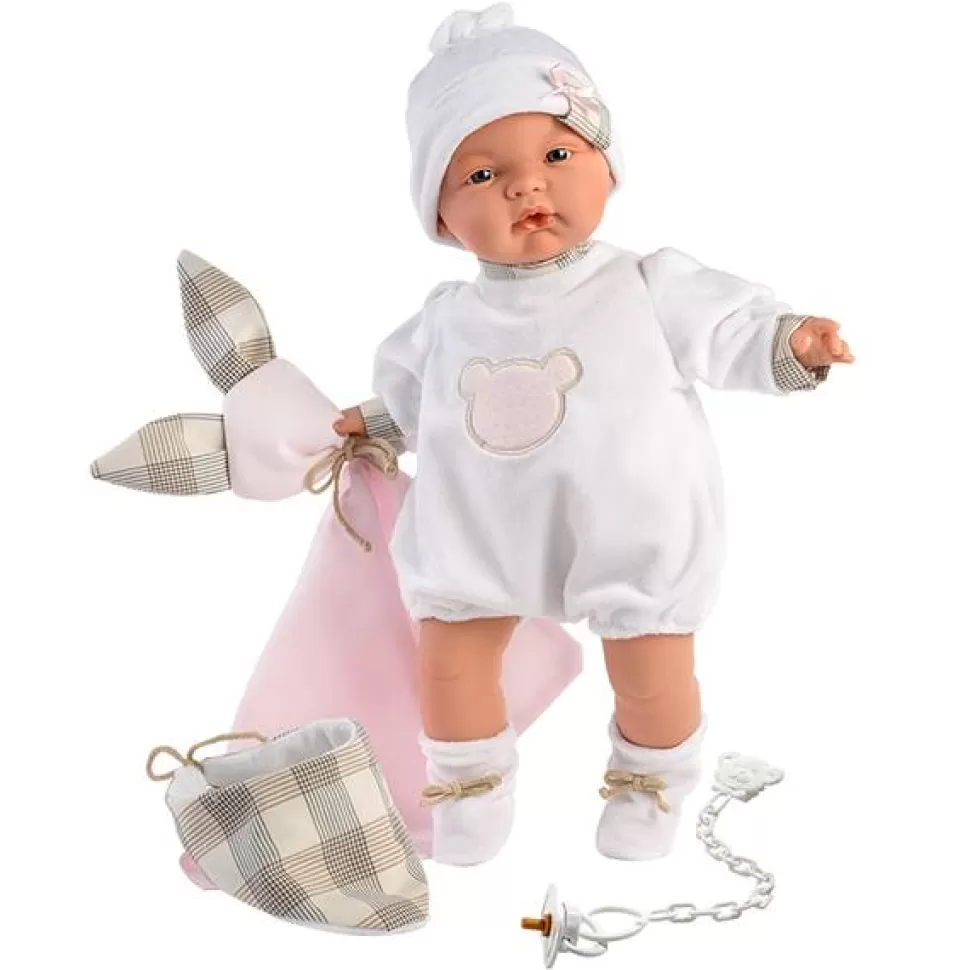 Brinquedos Llorens Boneca Macaquinho Joelle Llorona Em Bolsa< Bonecas Bebé