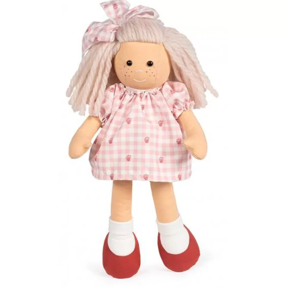 Brinquedos La Nina Boneca Pano Candela Vichy La Nina 38Cm< Bonecas Classicas