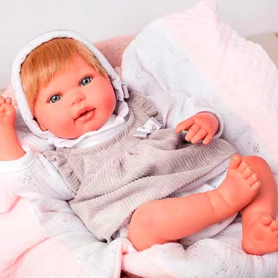 Brinquedos Arias Boneca Reborn Emma Com Manta 45Cm< Bonecas Reborn