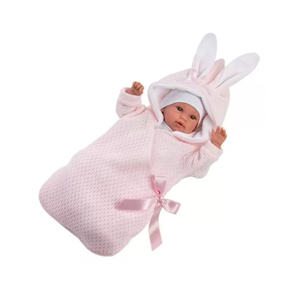 Brinquedos Llorens Boneca Recem-Nascida Coelhinho Rosa< Bonecas Bebé