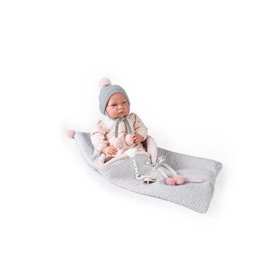 Brinquedos Antonio Juan Boneca Recem-Nascido Com Sache E Pompons 42Cm< Bonecas Bebé