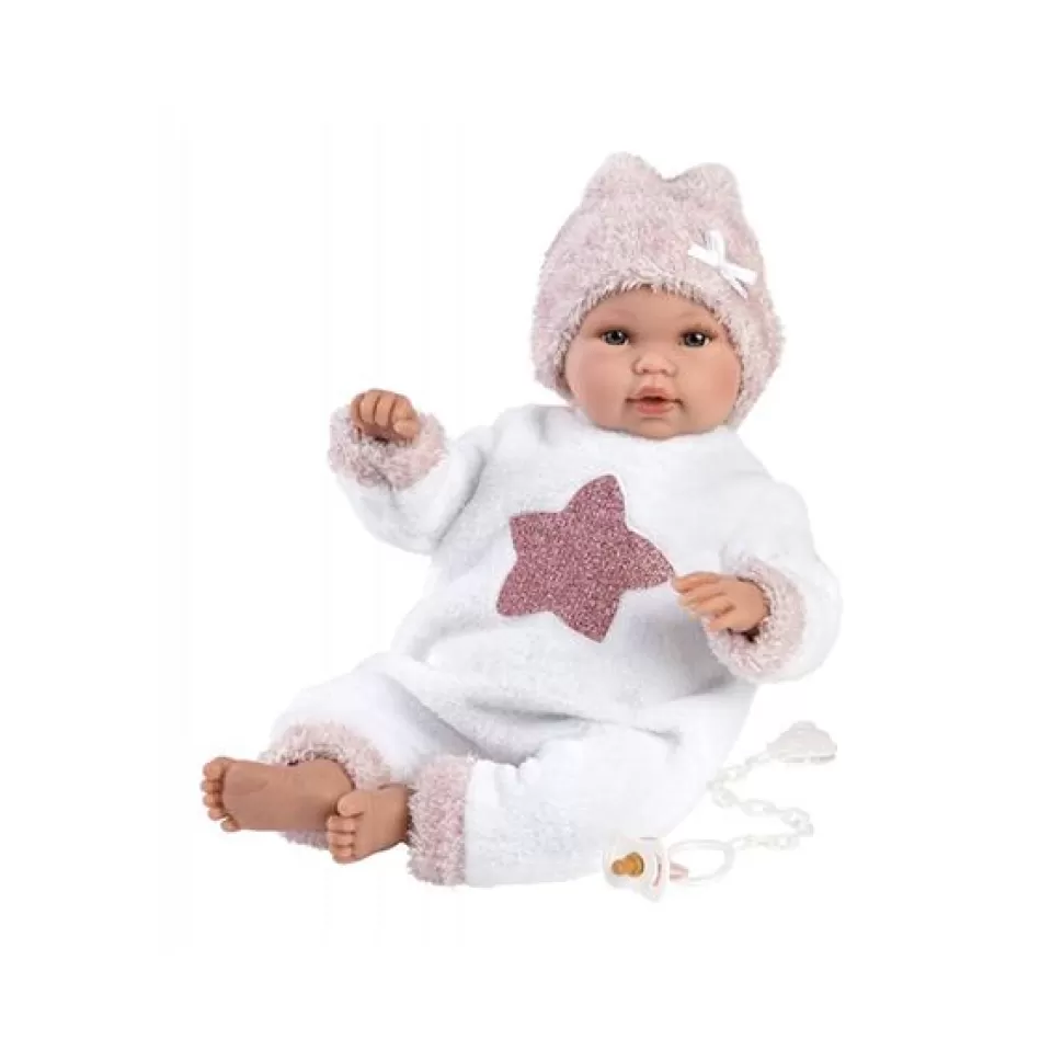 Brinquedos Llorens Boneca Recem-Nascido Llorona Estrela Rosa 36Cm< Bonecas Bebé