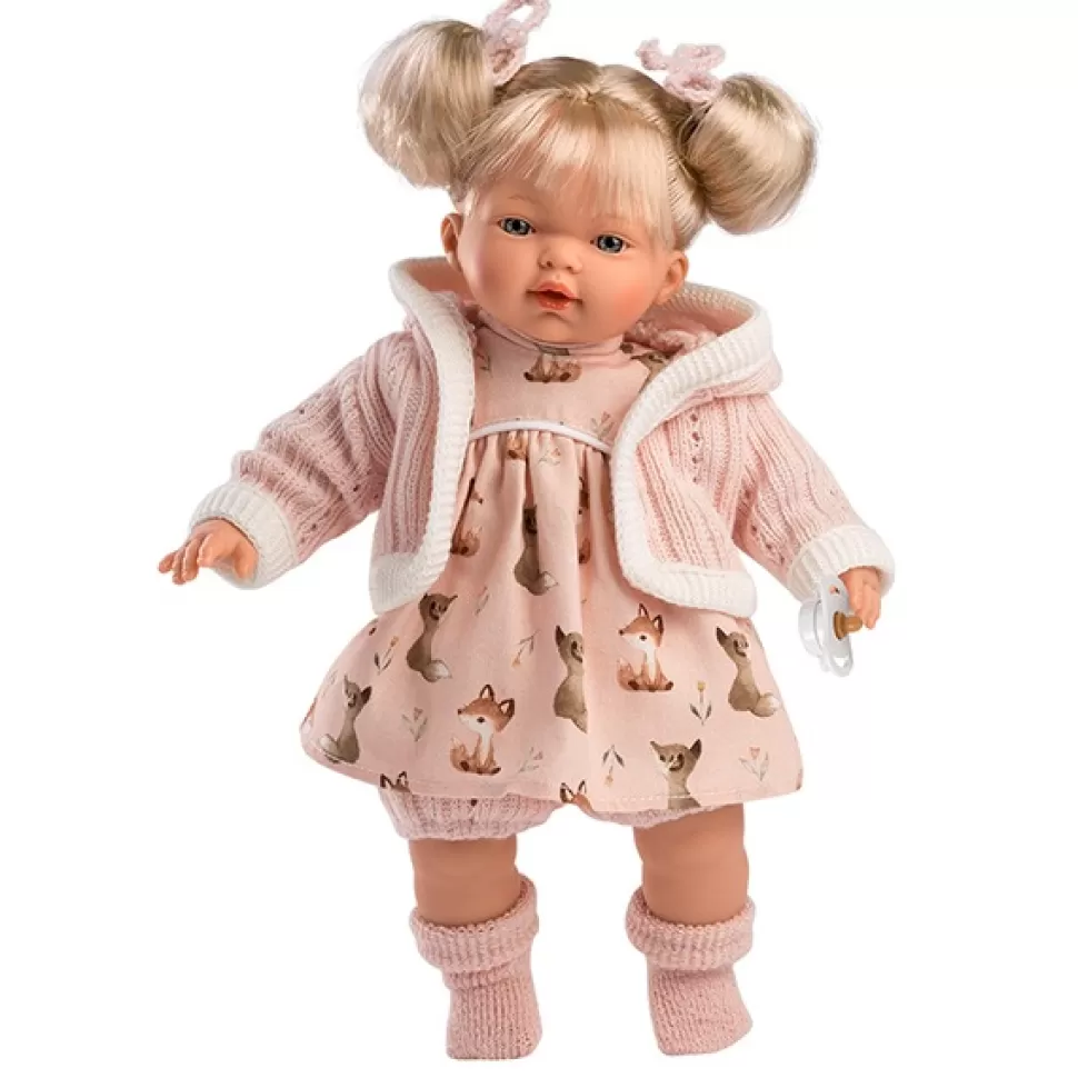 Brinquedos Llorens Boneca Roberta Llorona Vestido Raposa< Bonecas Choronas