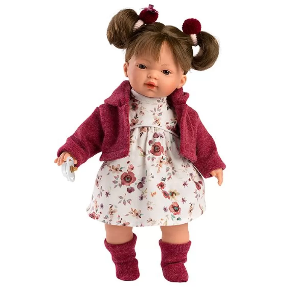Brinquedos Llorens Boneca Vera Llorona Vestido Flor< Bonecas Choronas