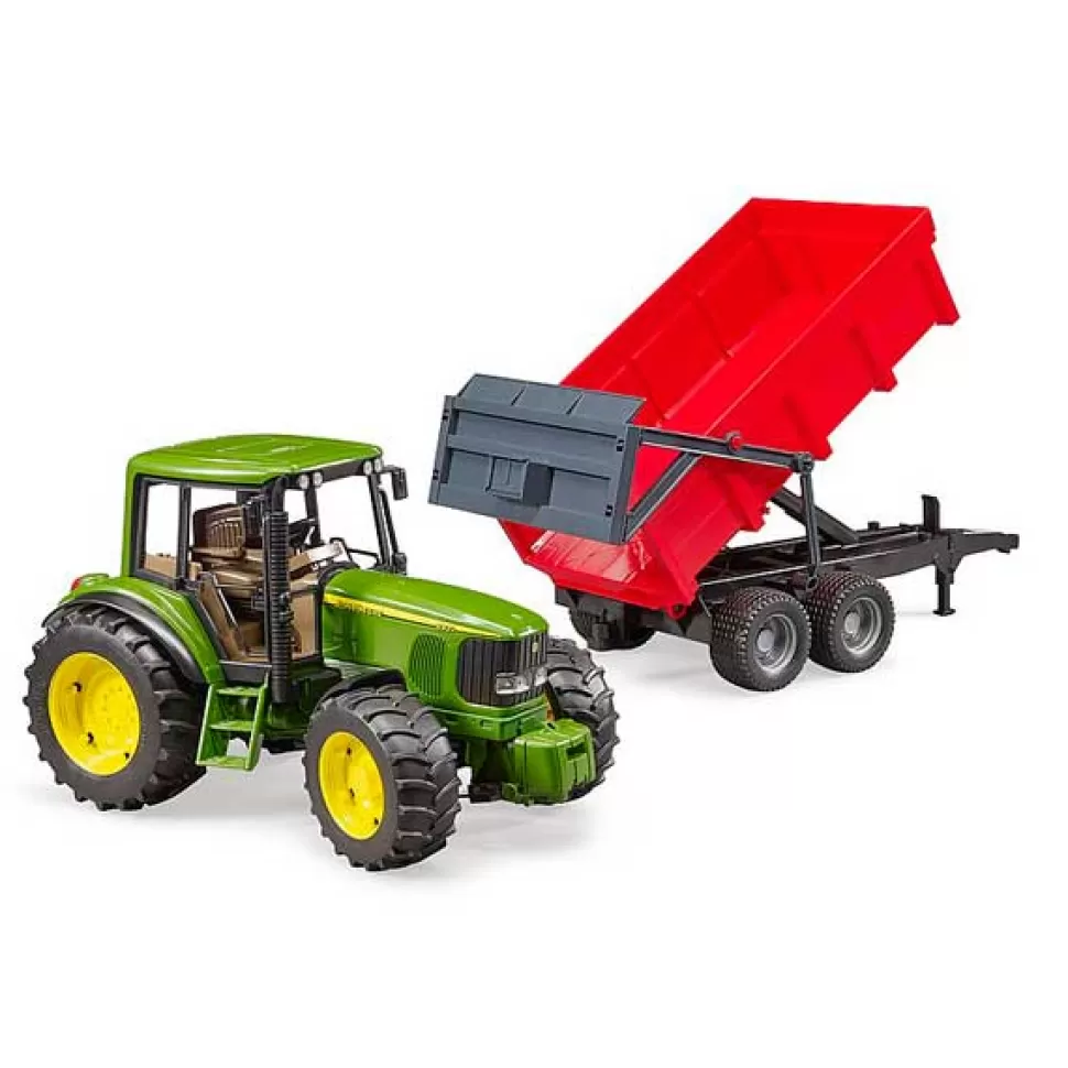 Brinquedos John Deere Bruder 2057 John Deere 6920 Com Reboque Basculante< Brinquedos De Tratores