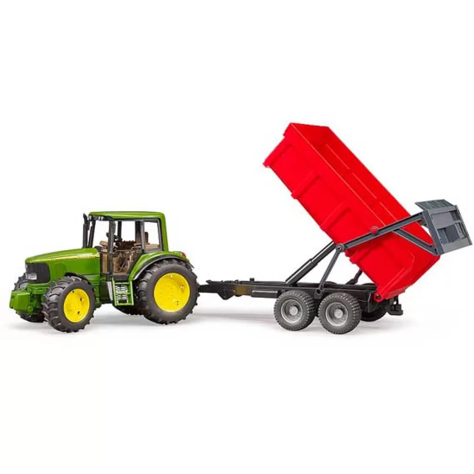 Brinquedos John Deere Bruder 2057 John Deere 6920 Com Reboque Basculante< Brinquedos De Tratores