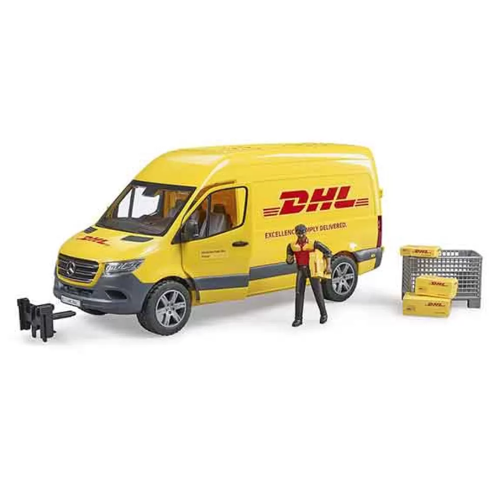 Brinquedos Bruder Bruder 2671 Mb Sprinter Dhl Van Com Driver< Brinquedos De Camiões
