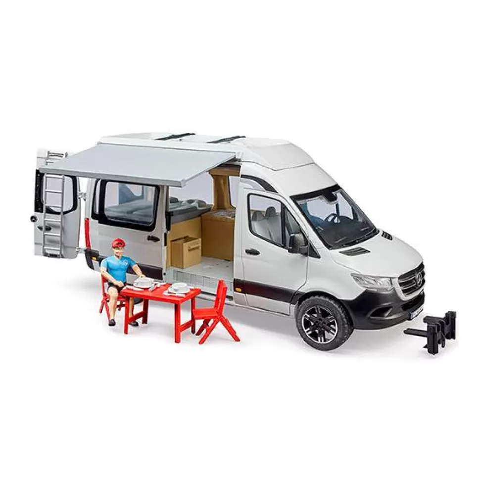 Brinquedos Bruder Bruder 2672 Furgao Camper Mercedes Benz< Brinquedos De Camiões