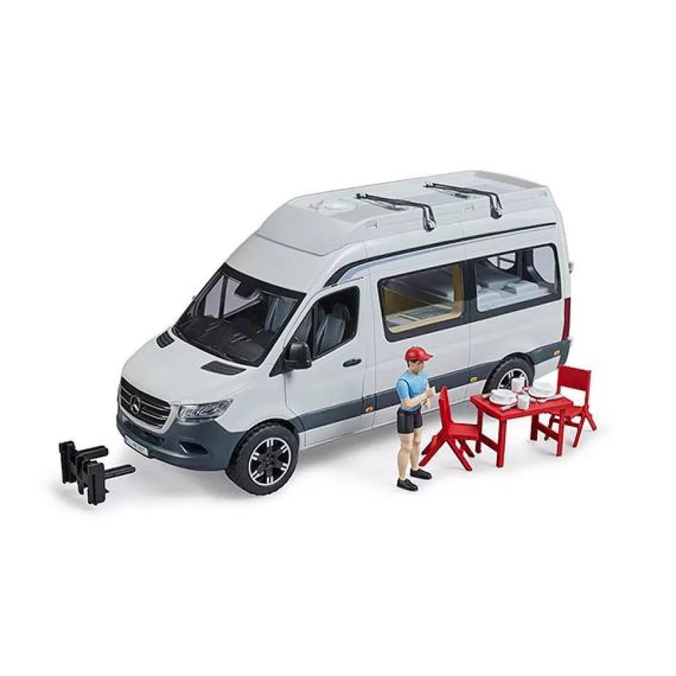 Brinquedos Bruder Bruder 2672 Furgao Camper Mercedes Benz< Brinquedos De Camiões