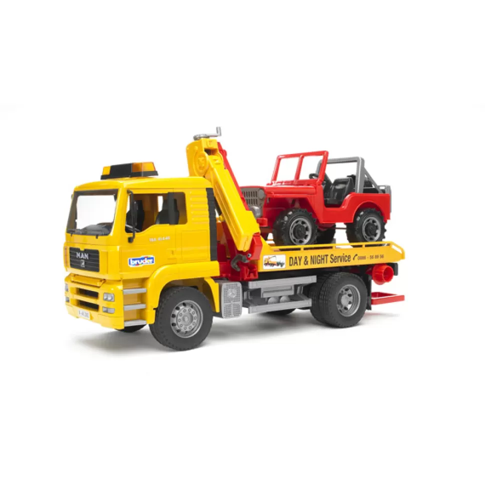 Brinquedos Bruder Bruder 2750 Caminhao Homem Assistencia Man Com Veiculo 4X4< Brinquedos De Camiões