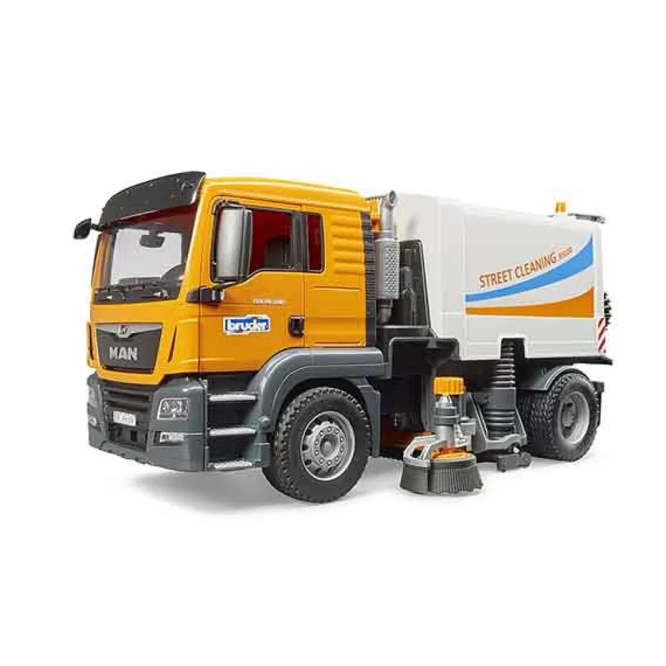 Brinquedos Bruder Bruder 3780 Caminhao Man Tgs Para Limpar As Ruas< Brinquedos De Camiões